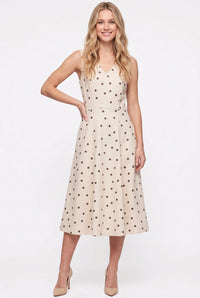 Vestido midi bolas
