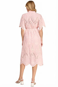 Vestido Midi mangas holgadas