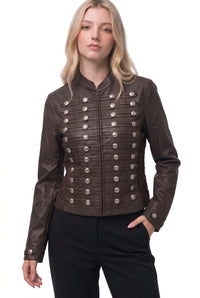 Jacket Napoleón efecto piel