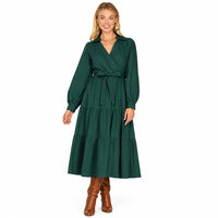 Vestido Midi Estilo Camisero