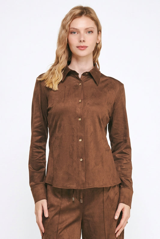 Camisa de gamuza