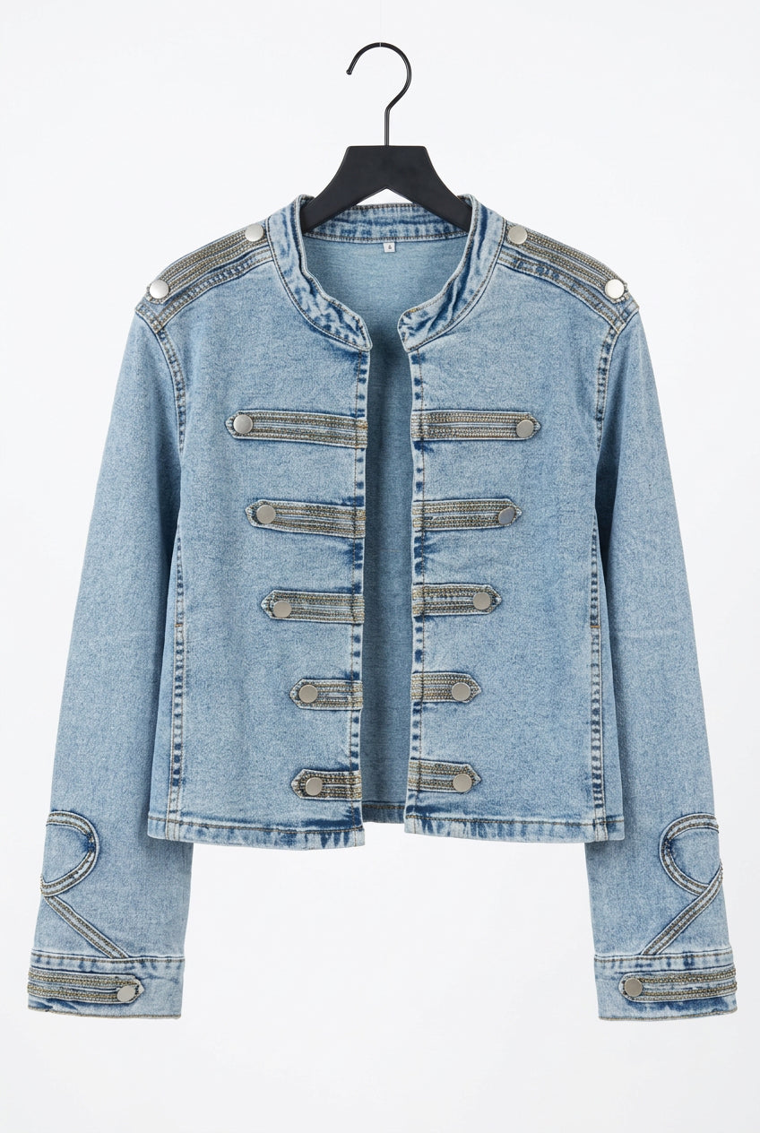 Jacket Napoleón mezclilla