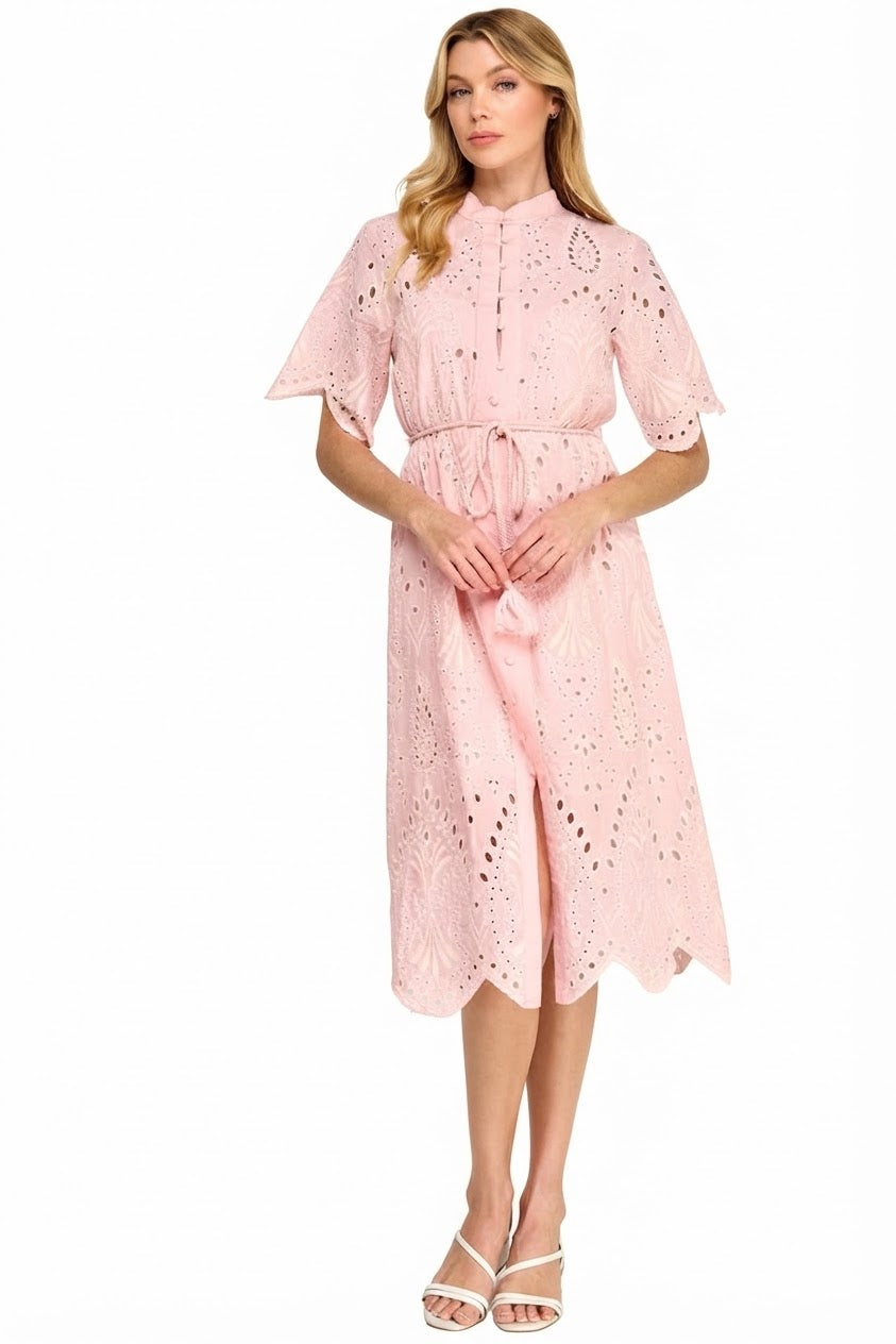 Vestido Midi mangas holgadas