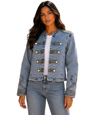 Jacket Napoleón mezclilla