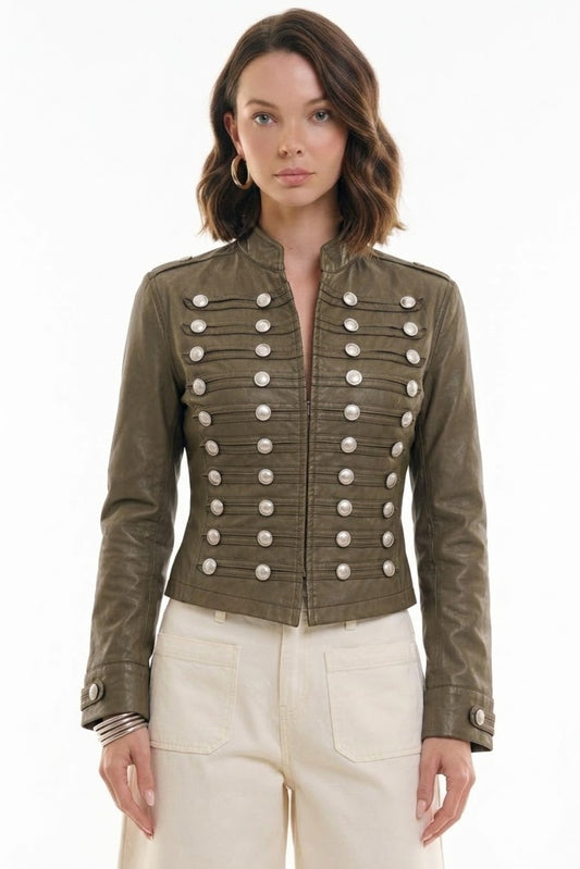 Jacket Napoleón efecto piel